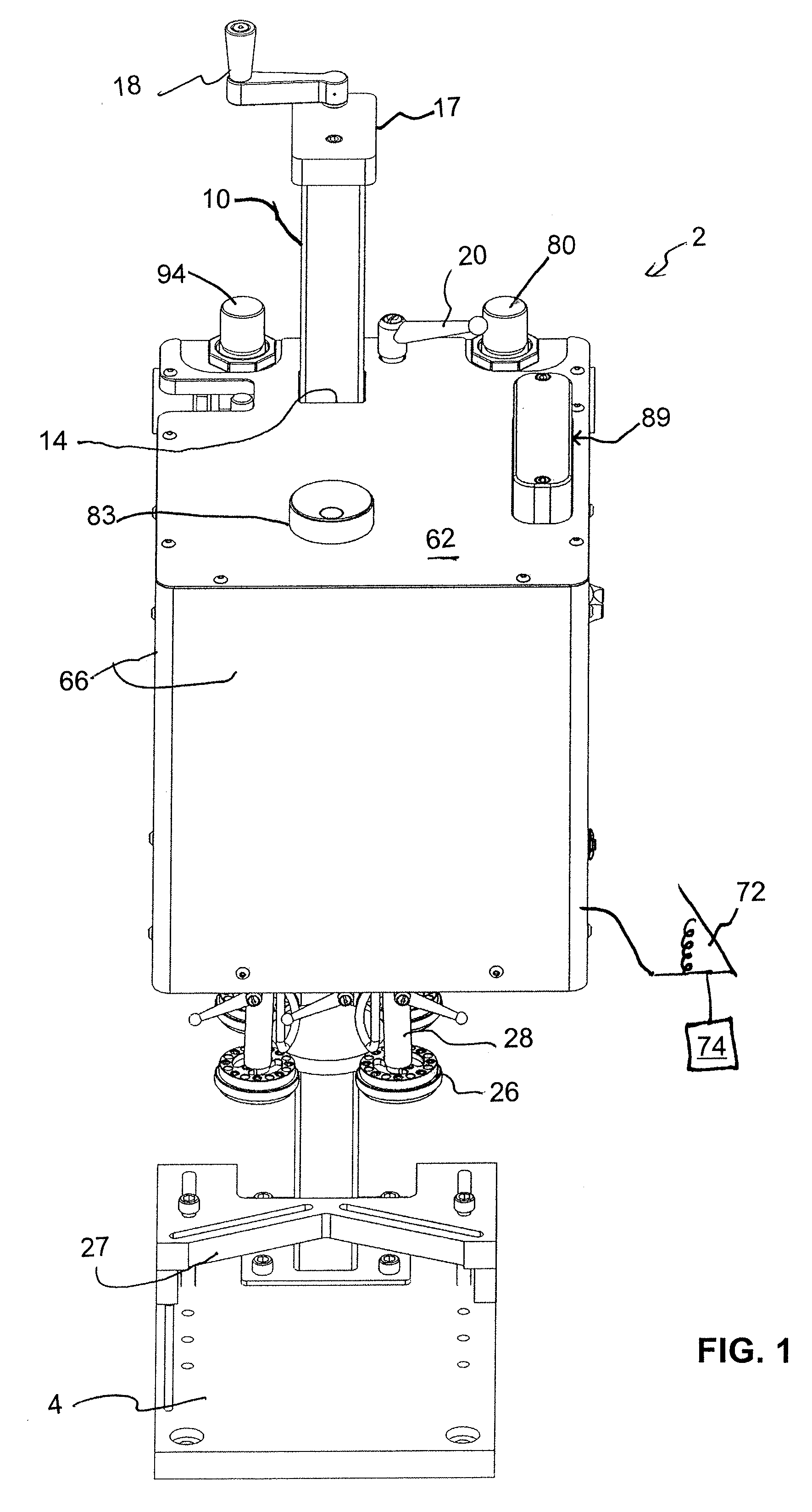 Semi-automated cap securing apparatus