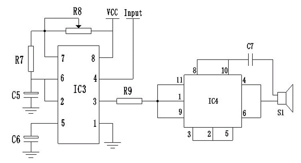 Infrared induction module for bionic robot