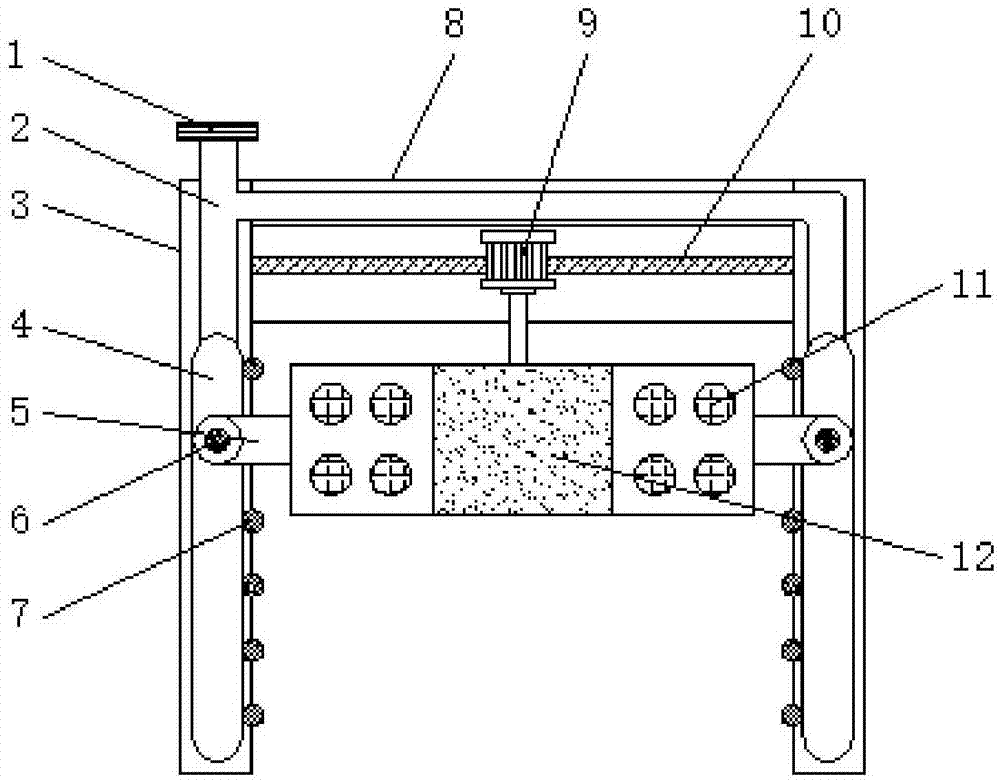 Multifunctional water-flow auxiliary back rubbing device