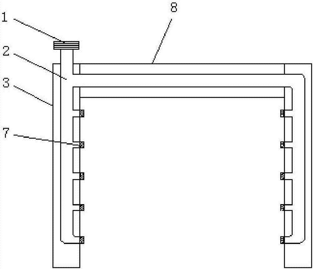 Multifunctional water-flow auxiliary back rubbing device