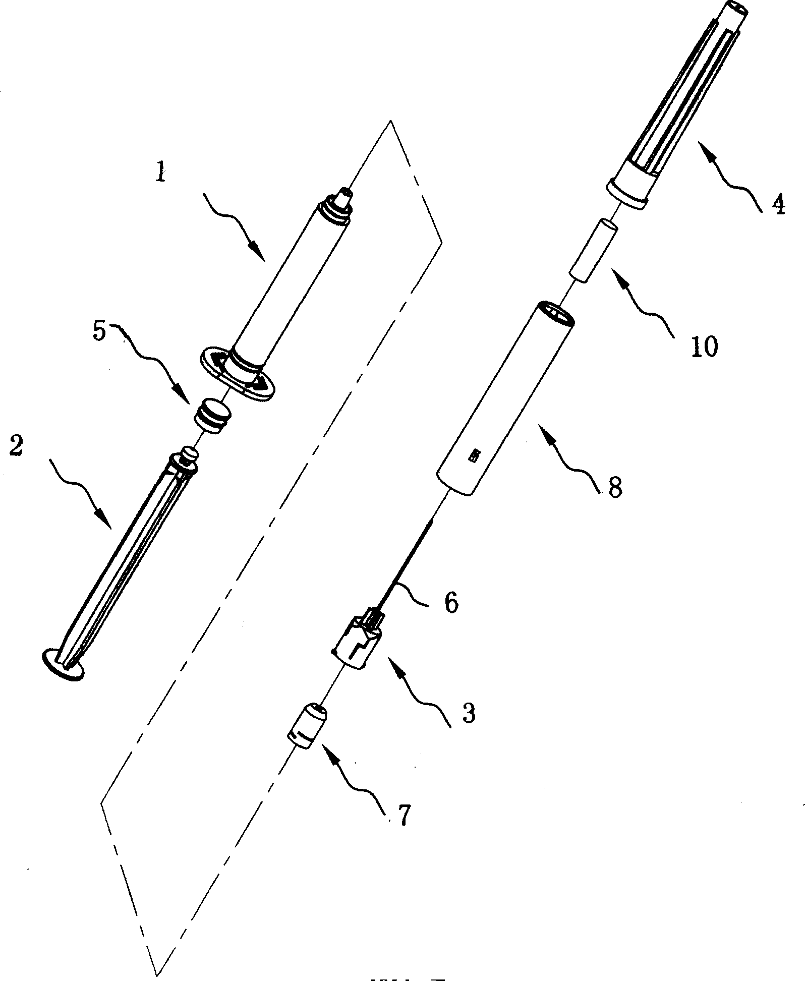 Safety self-destruction type hemostix