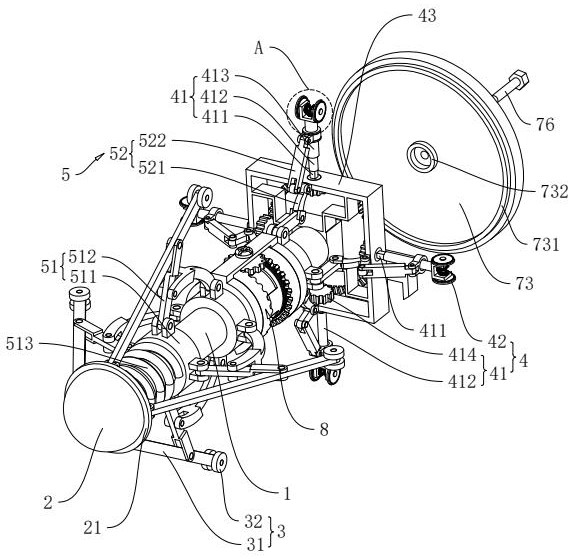 A pipeline robot with adaptive pipe diameter