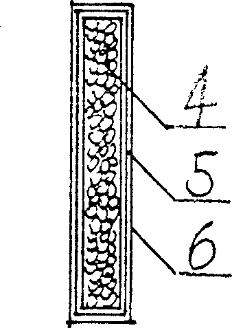 Light-weight small building block as sandwich of wall and its production method