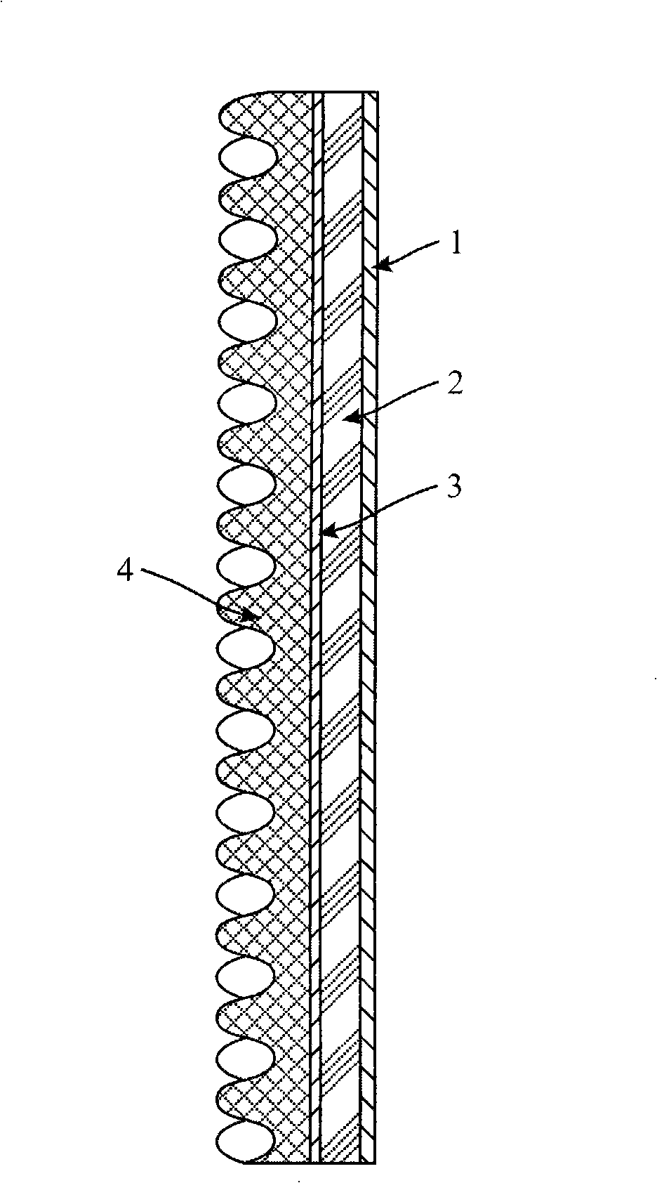 Multifunctional composite sheet material and process for making same