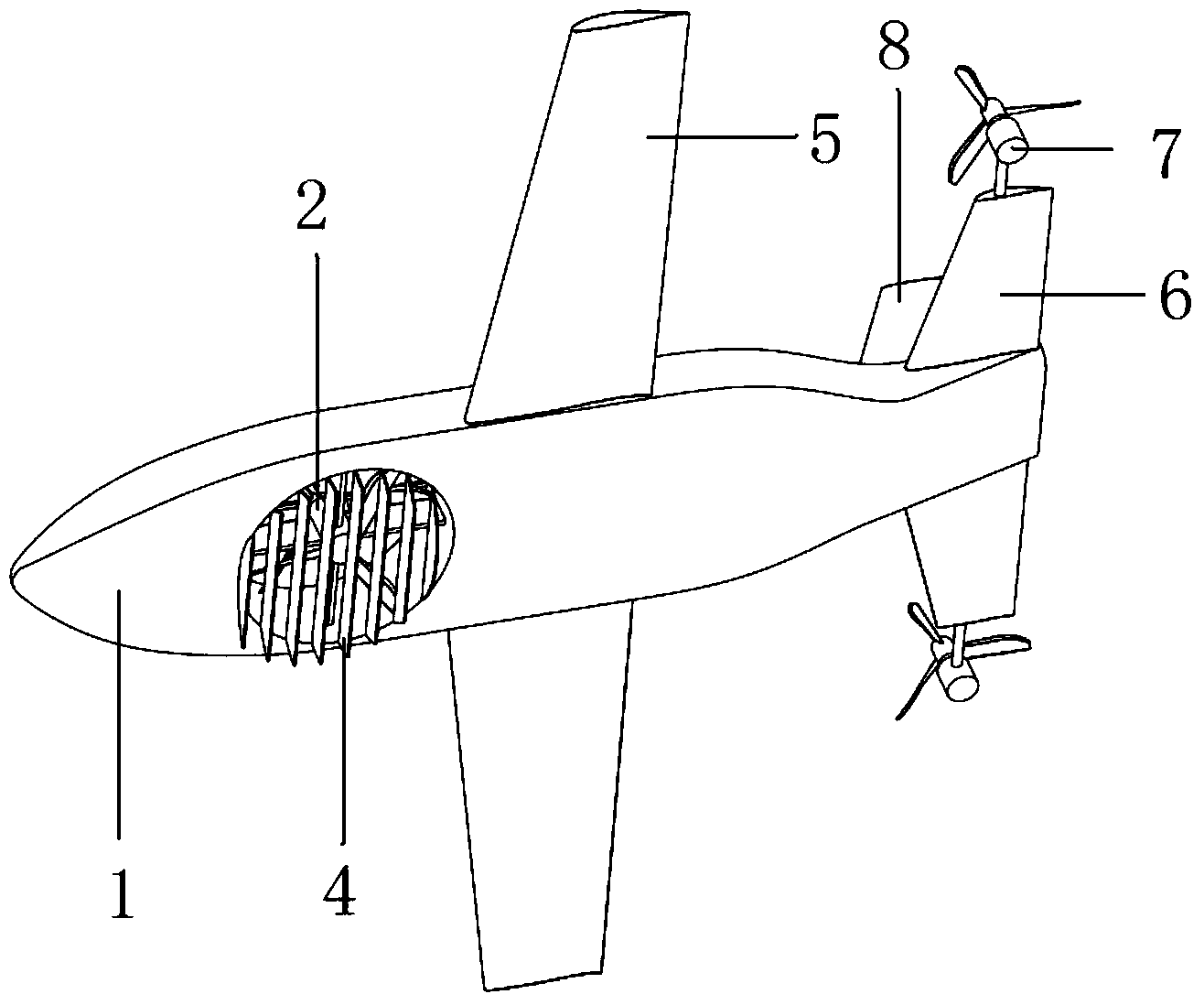 Aircraft capable of vertically taking off and landing at high speed