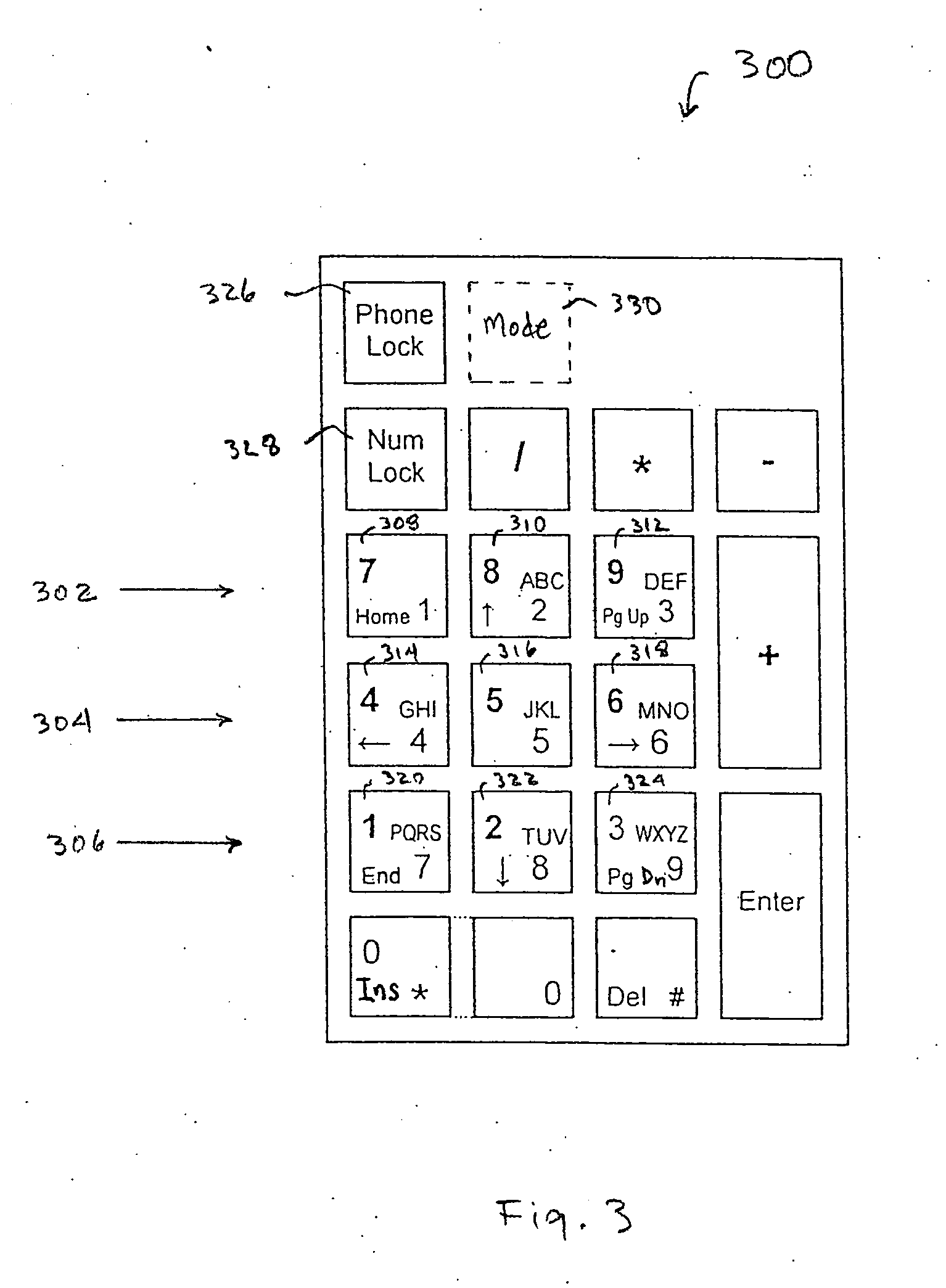 Computer keyboard having hybrid computer/telephone keypad