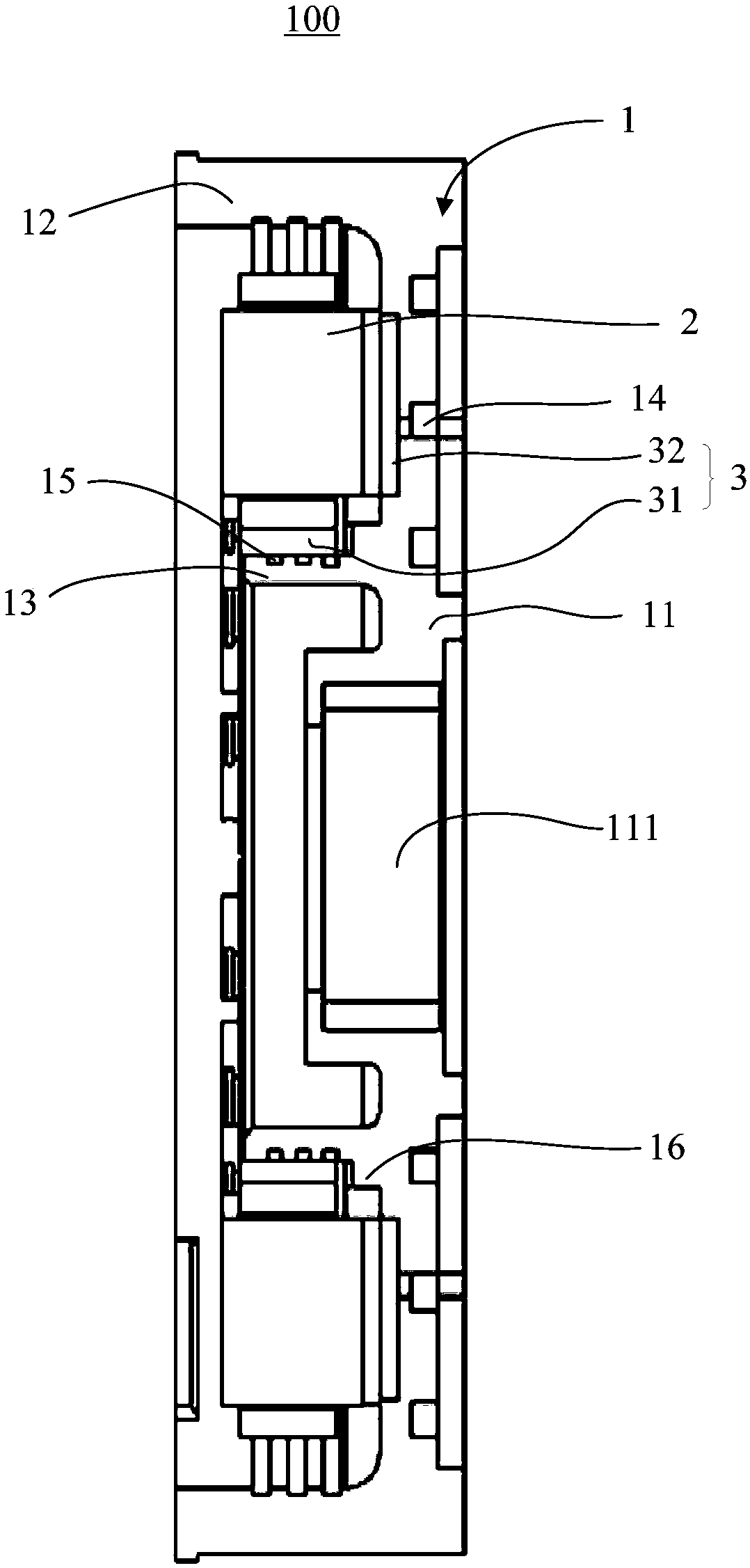 Heat dissipation structure of disc-type motor and disc-type motor