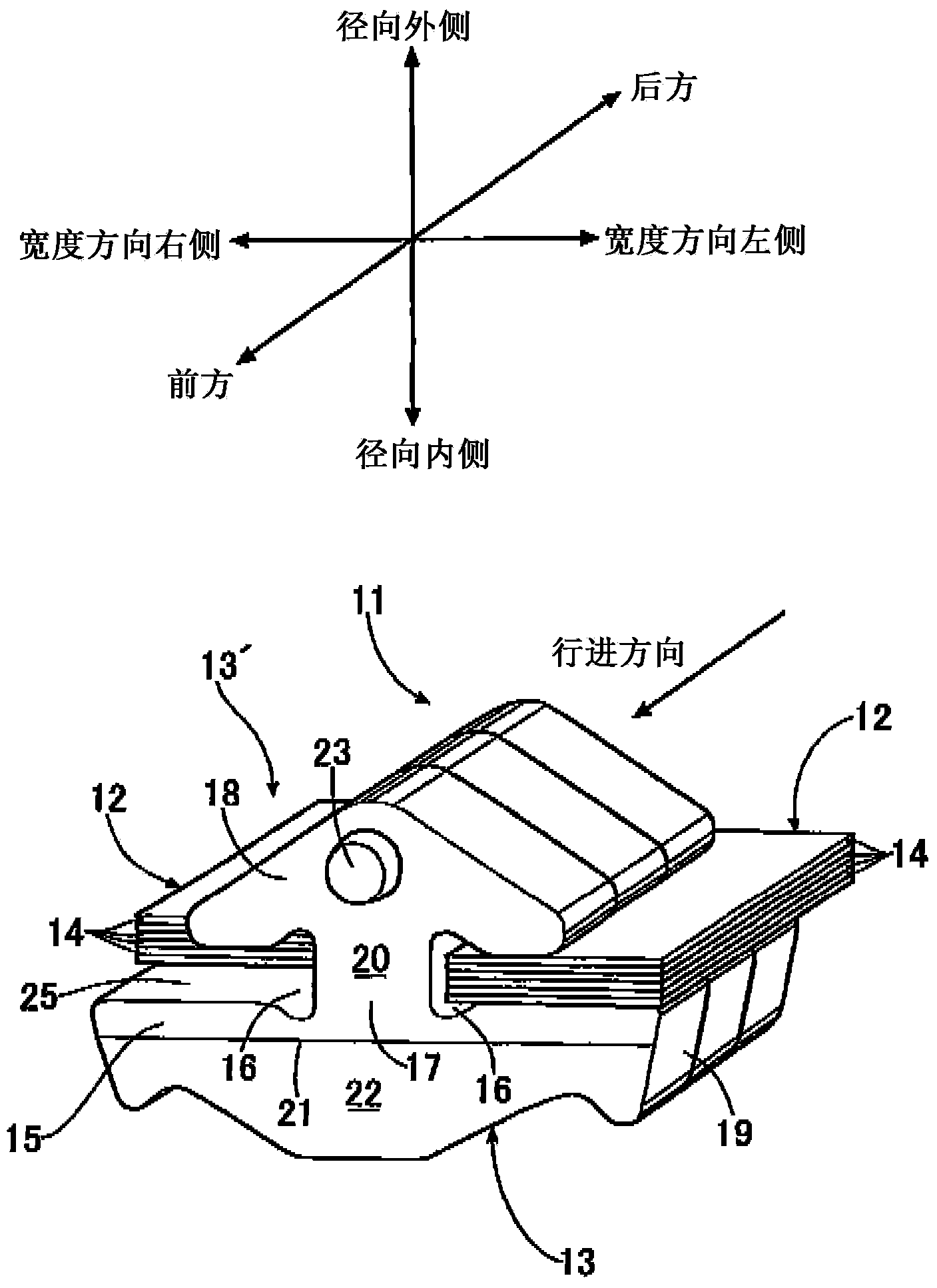 Metal element deformation-detecting device