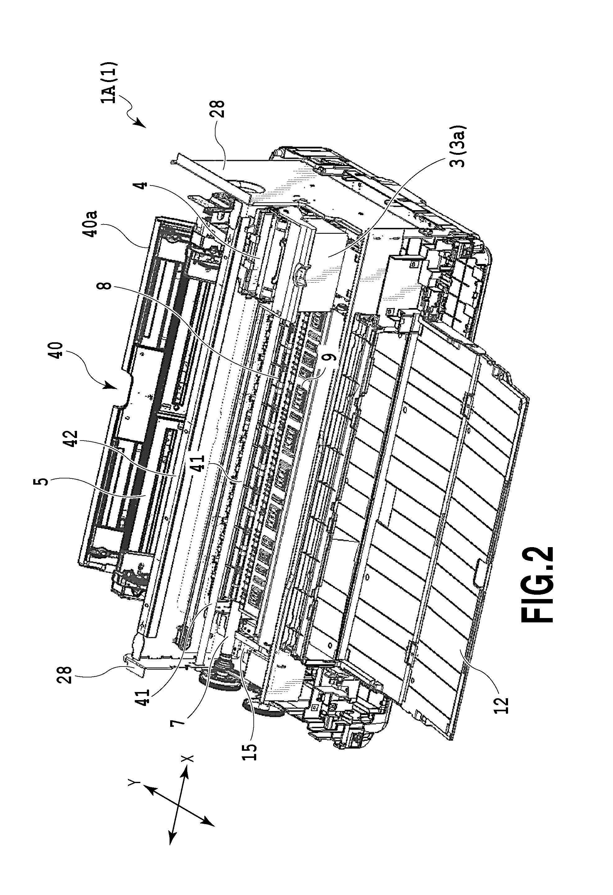 Printing apparatus and platen