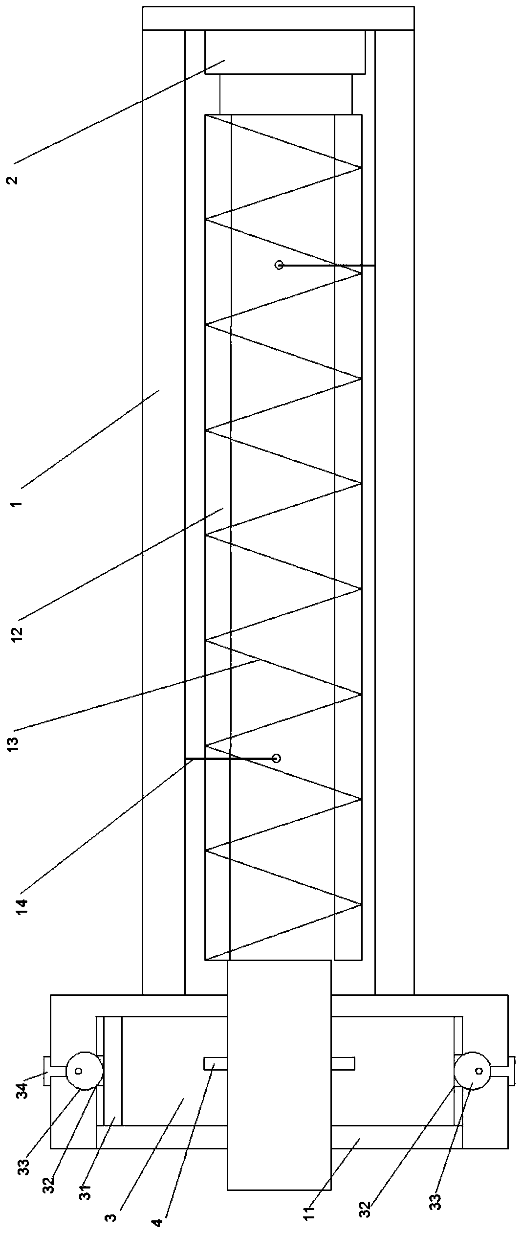 Magnetic wave induction heating device