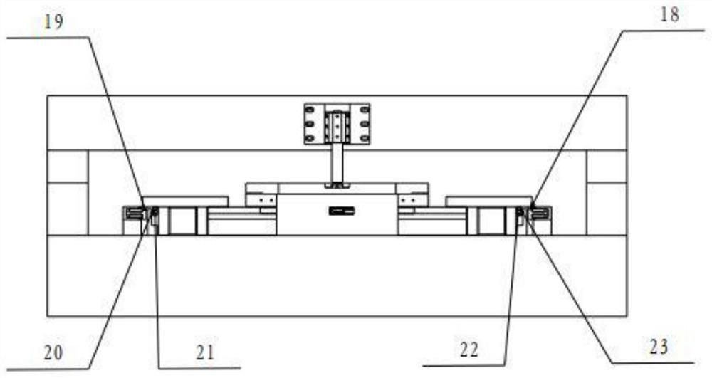 Platform for detecting thickness of large-size wafer