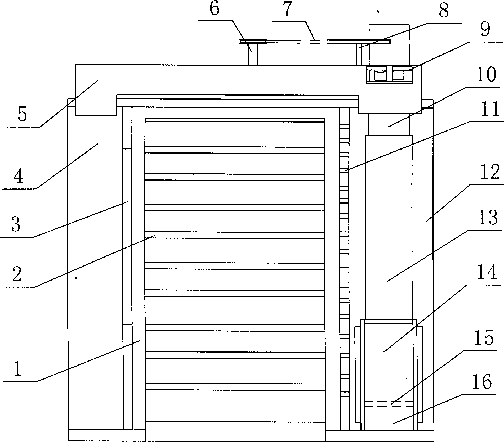 Coal hot-air rotary oven