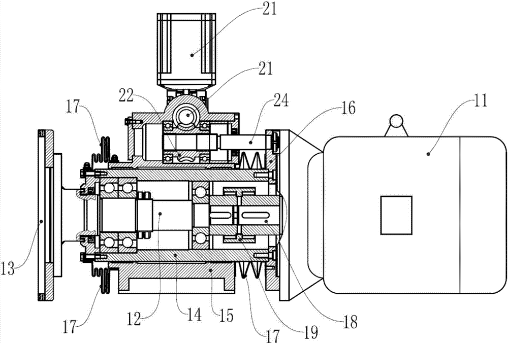 Edge grinding head device capable of realizing automatic feeding