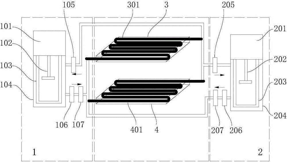 Mold system with high/low-temperature rapid conversion function