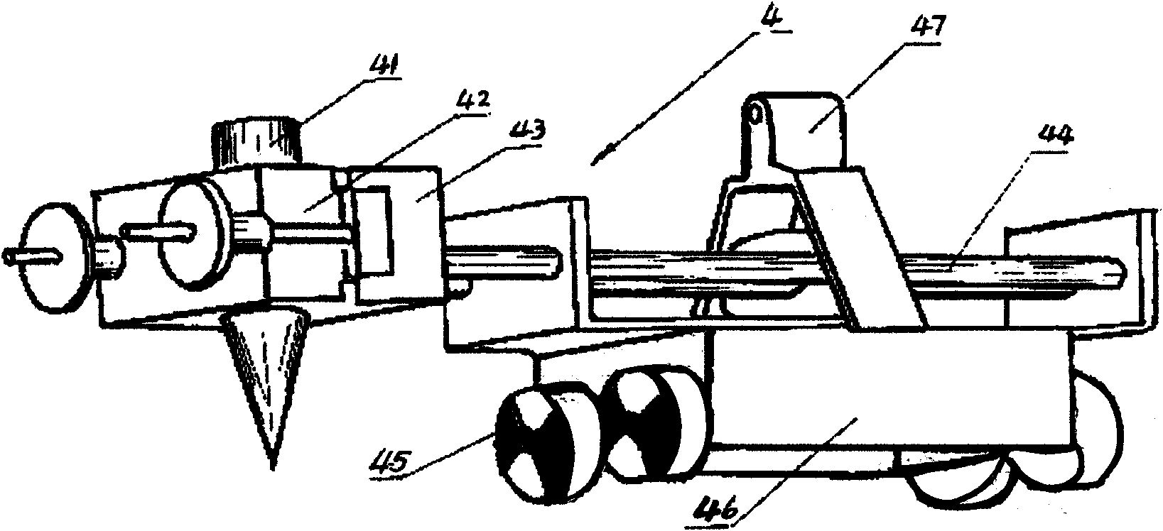 Automatic welding and cutting device for modified cross-section bellows