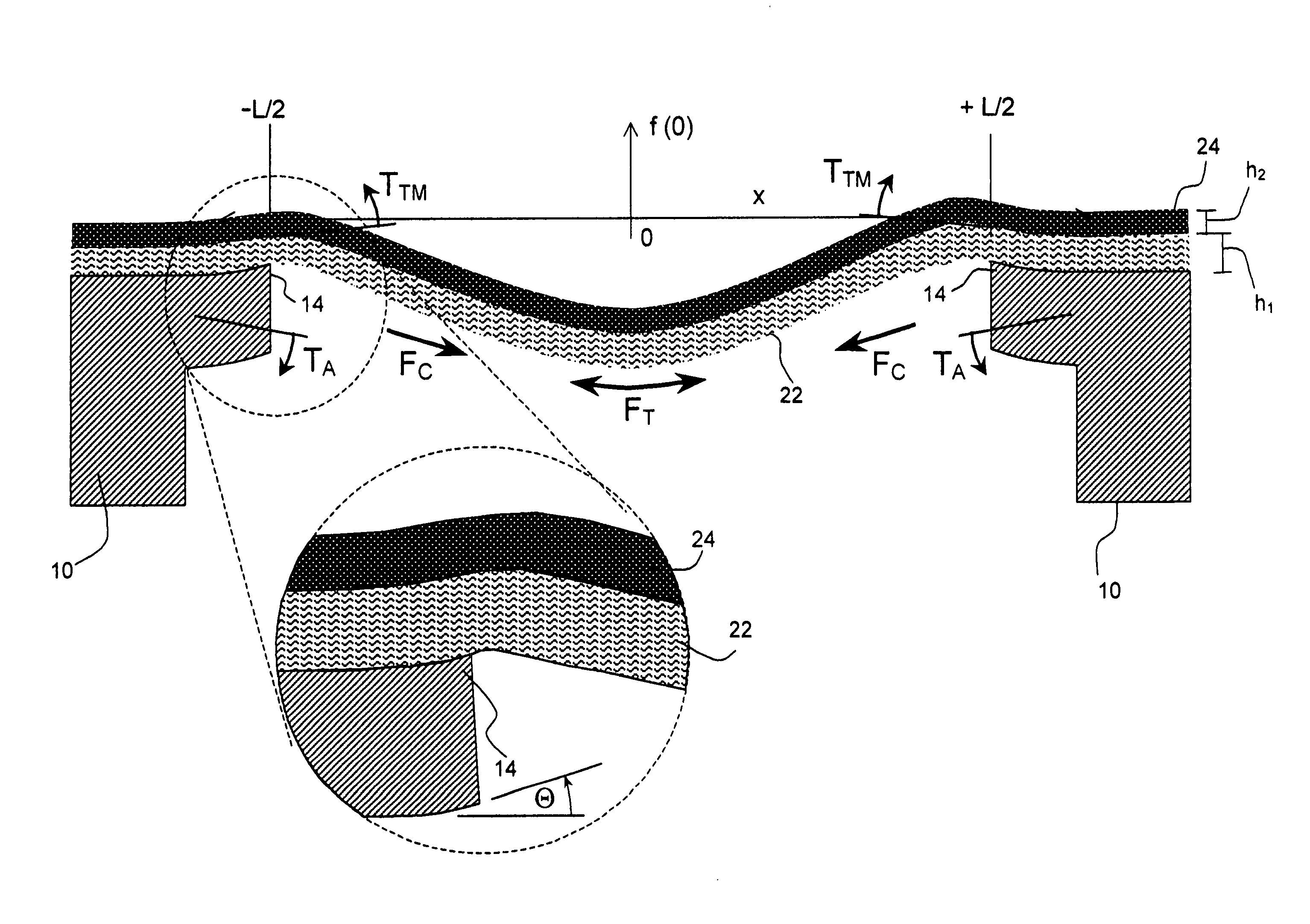 Snap-through thermal actuator