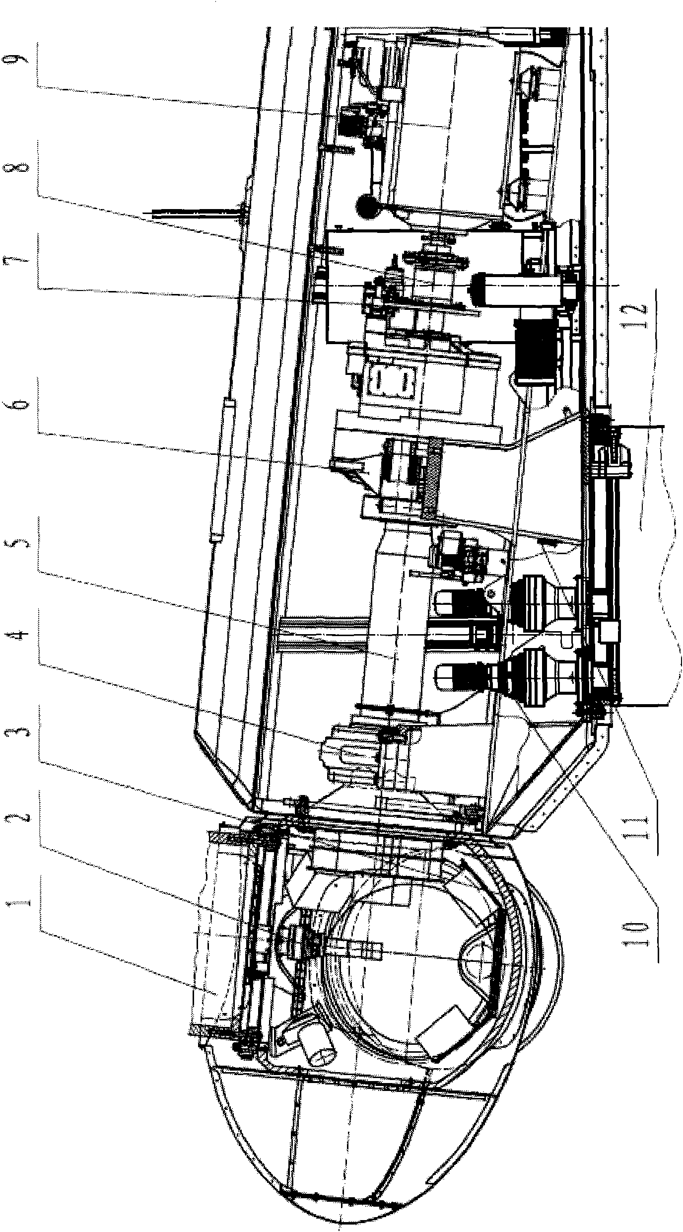 Variable pitch and variable speed wind generating set