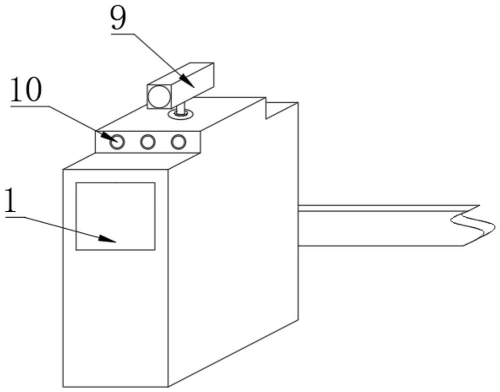 Visual auxiliary positioning method and device for hoisting and battery replacement of new energy commercial vehicle