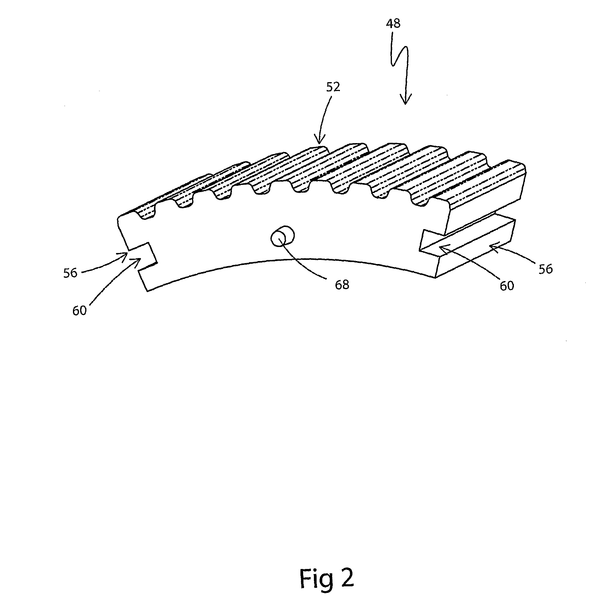 Synchronized segmentally interchanging pulley transmission system