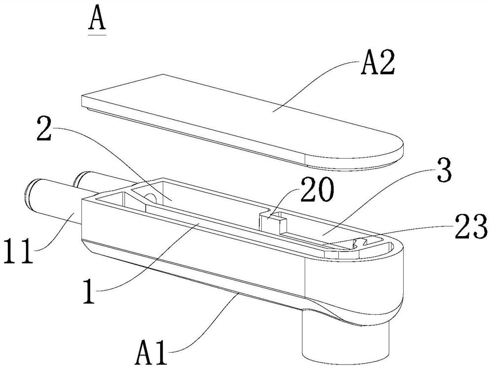 High-temperature faucet with water-gas separation device