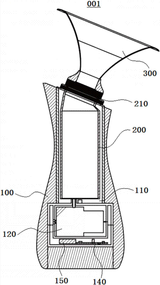 Breast pump and breast pump assembly