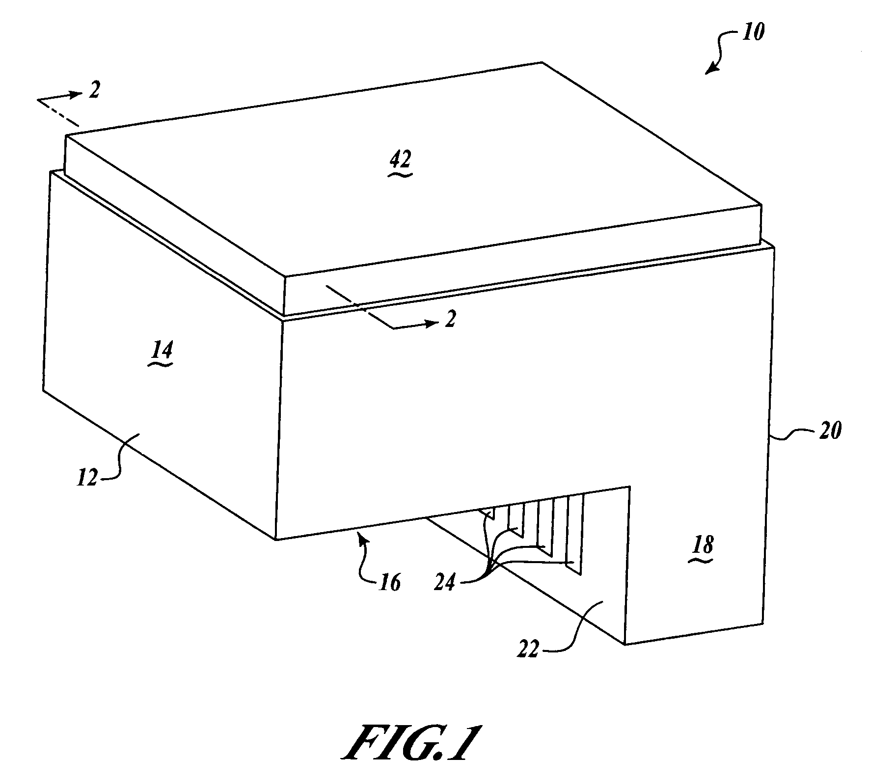 Miniature package for translation of sensor sense axis