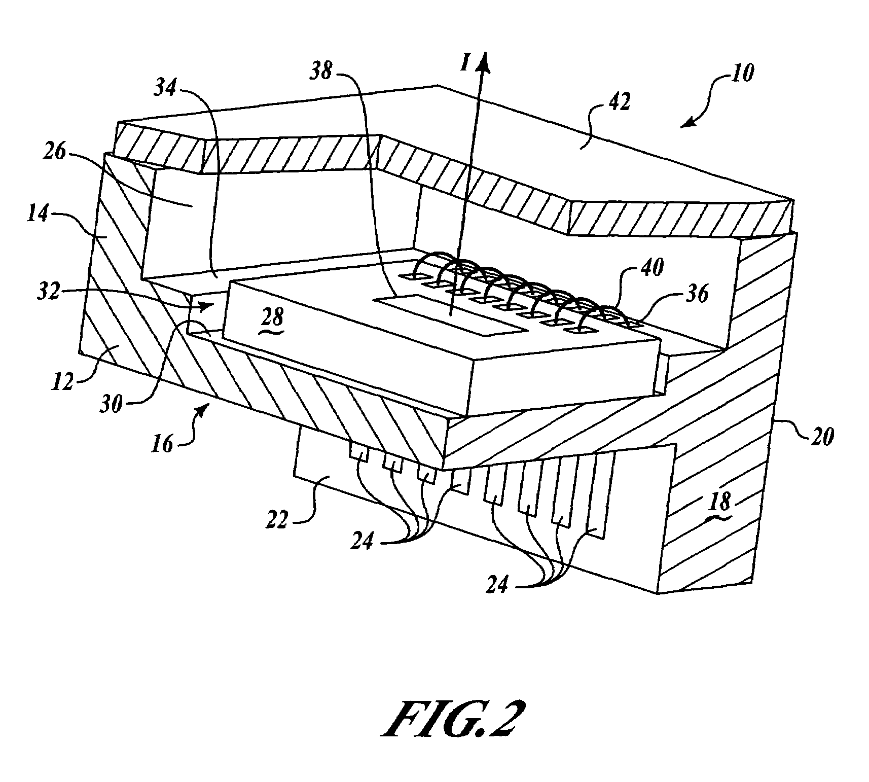 Miniature package for translation of sensor sense axis