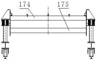 Movable linear vibrating screen and method special for dry sand making production line