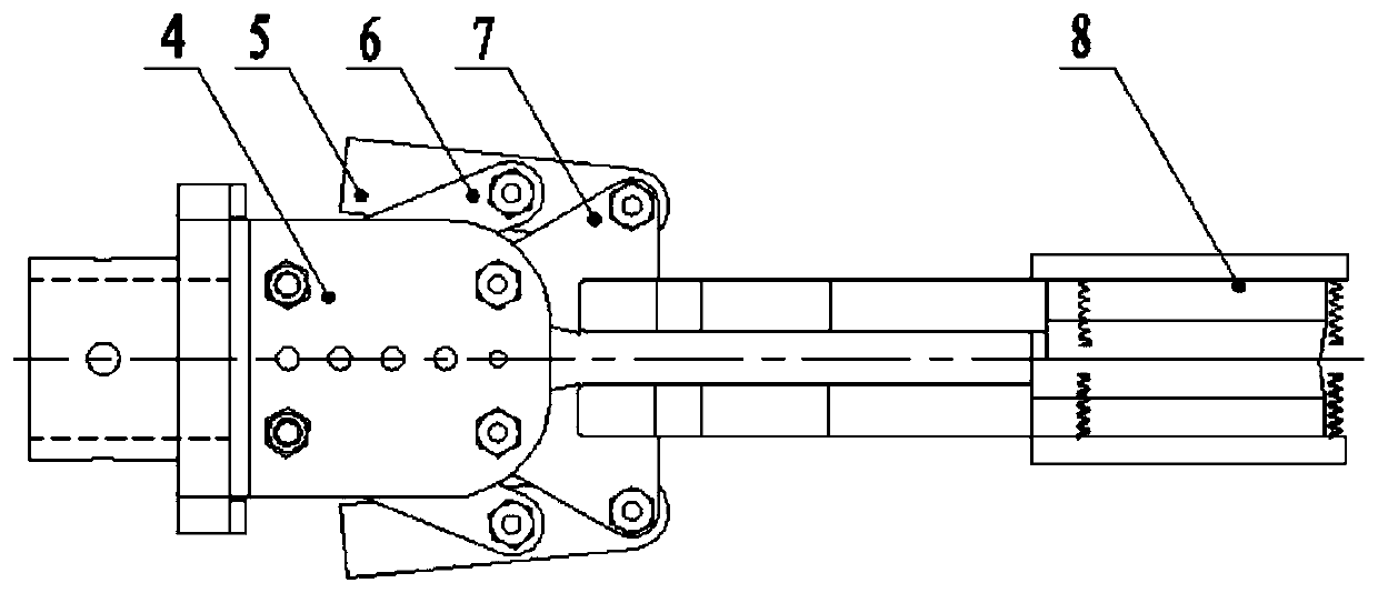 A rope-driven retractable fruit-picking mechanism