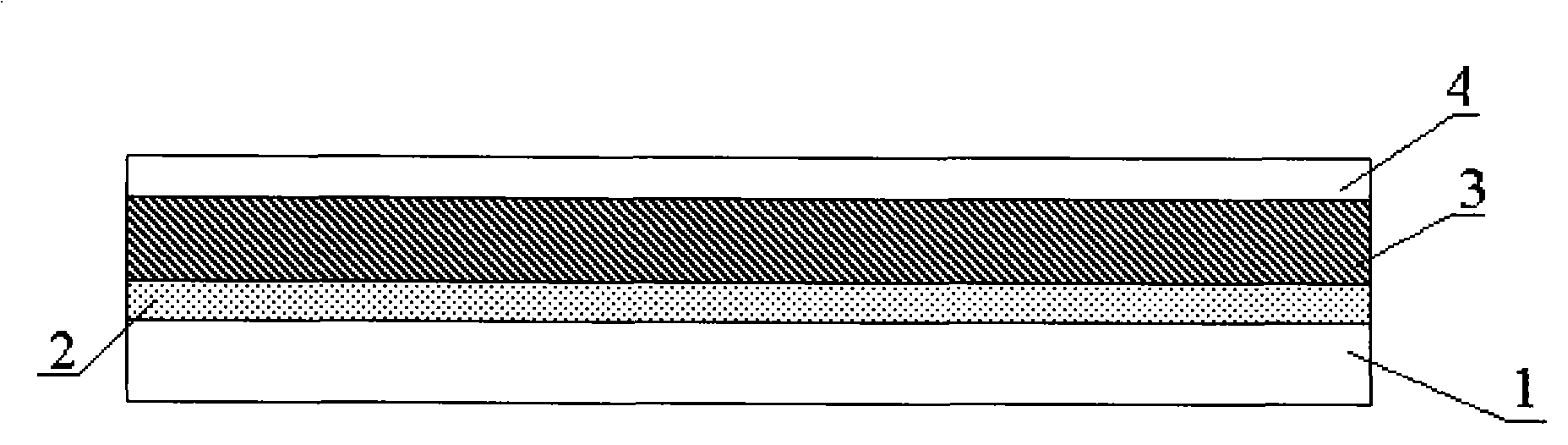 Reflection holography thin film and preparation method thereof