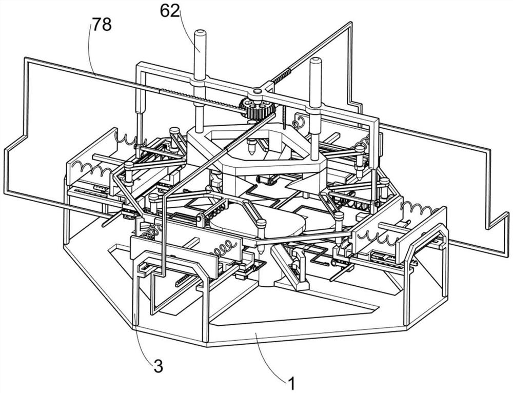 Photovoltaic panel frame assembling machine capable of preventing glue from overflow drain