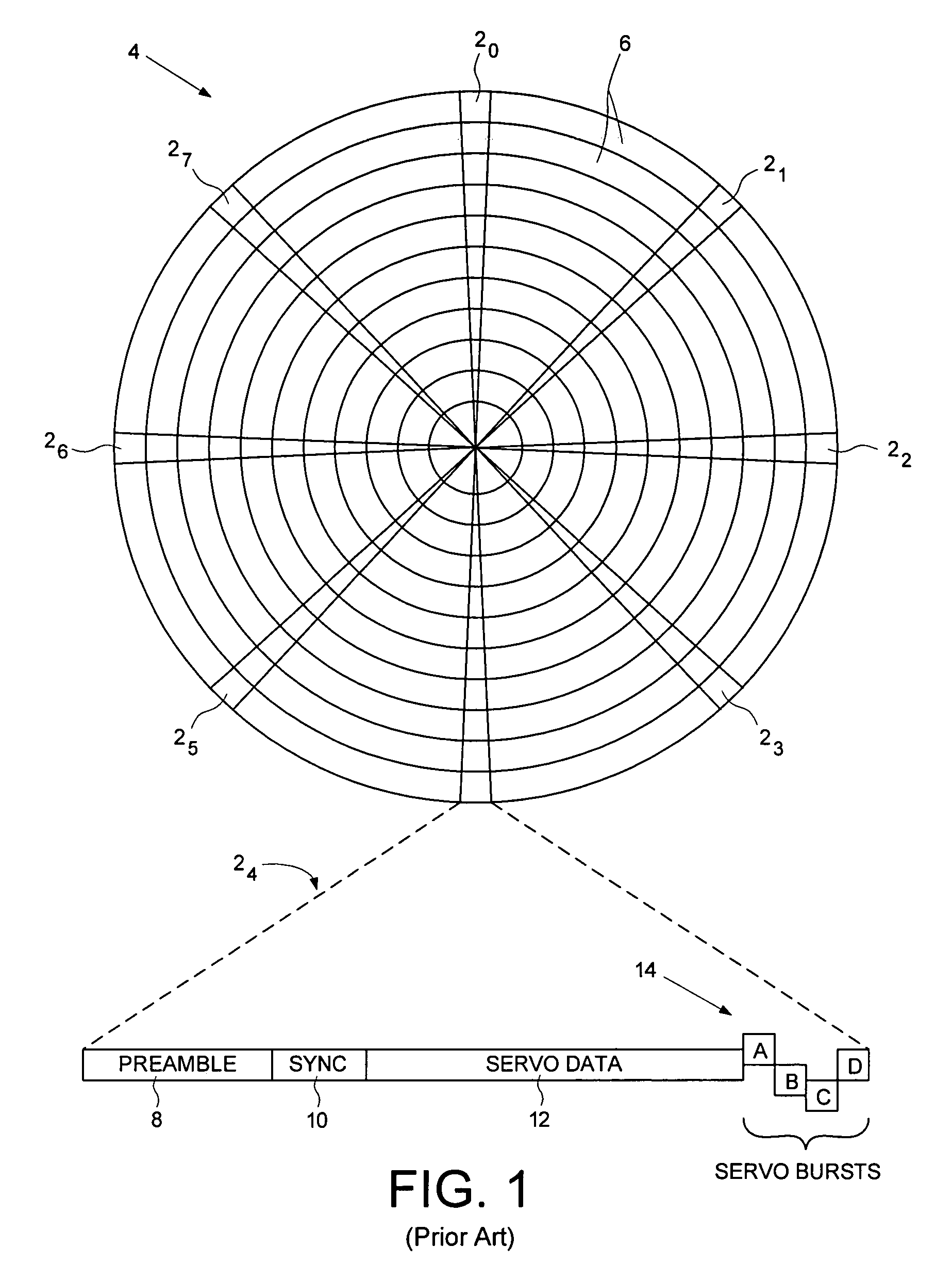 Calibrating correlation between PES and off-track displacement by processing high frequency signal in spiral track