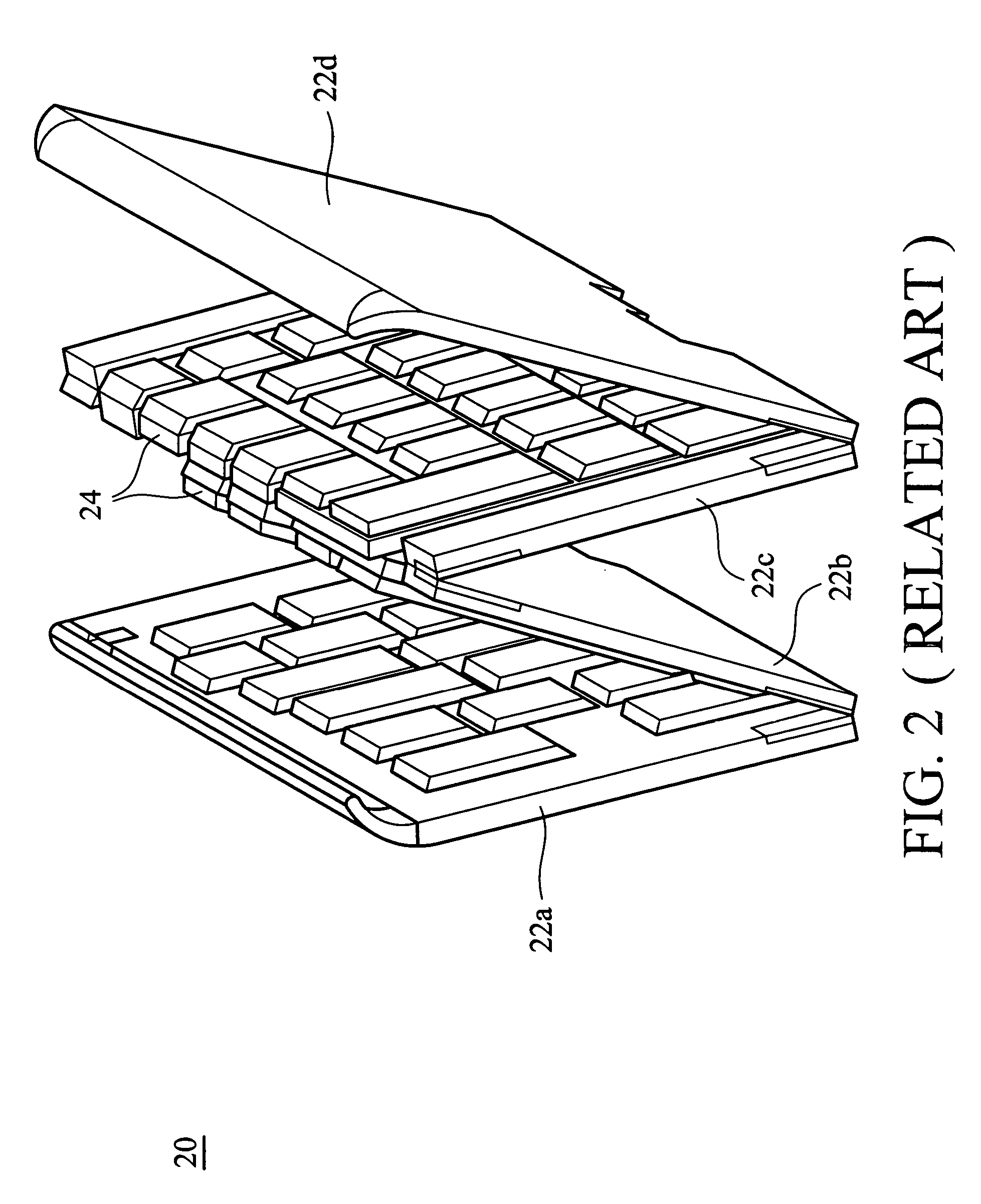 Collapsible keyboard