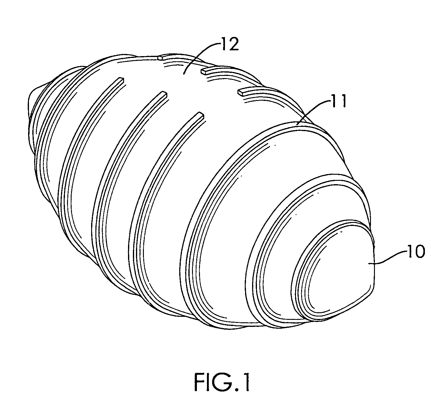 Bladder structure of a football