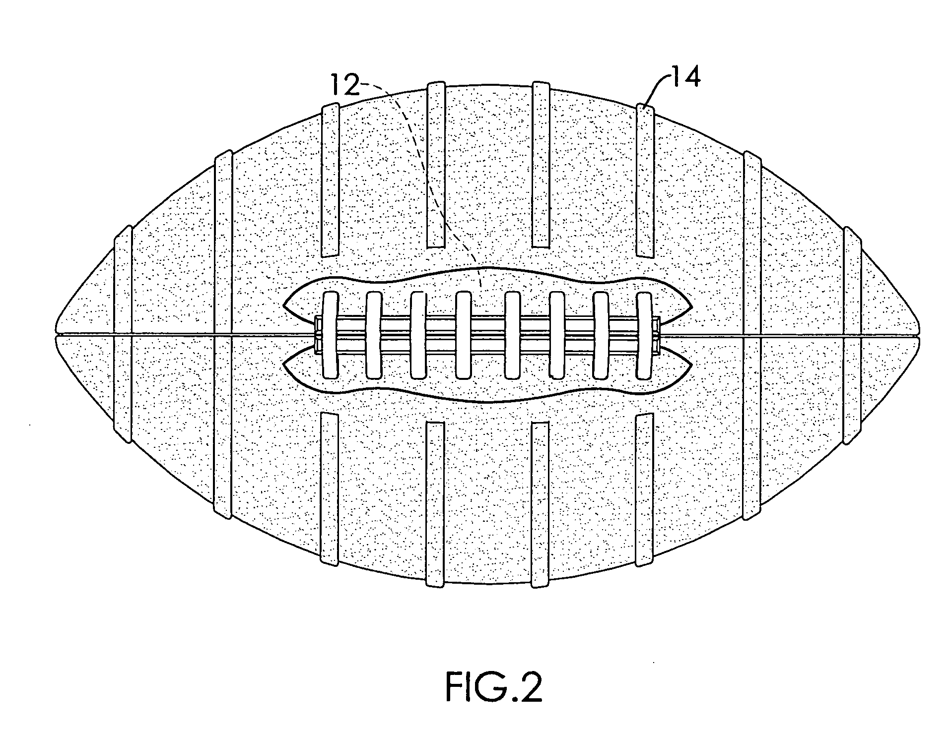 Bladder structure of a football