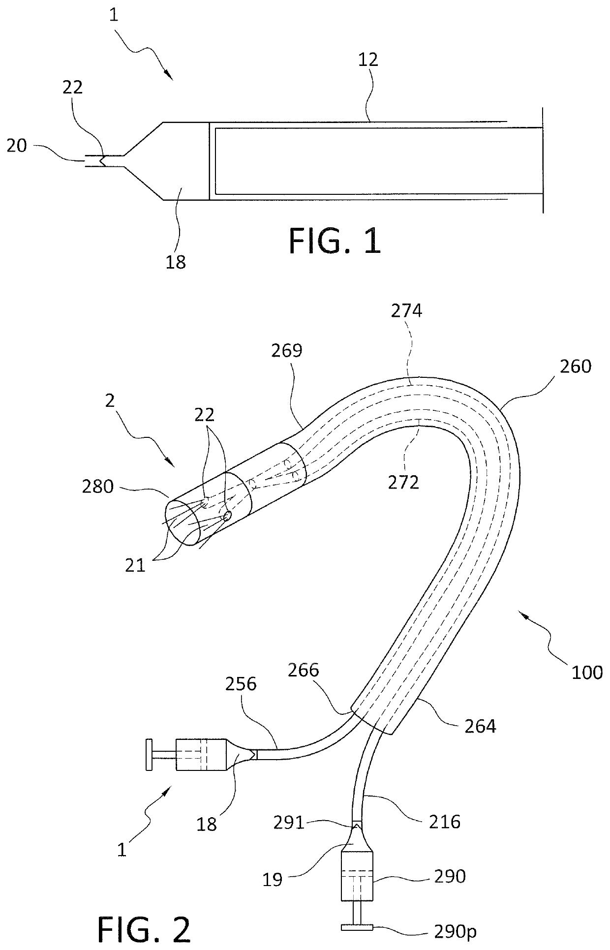 Apparatus and method for producing an enriched medical suspension