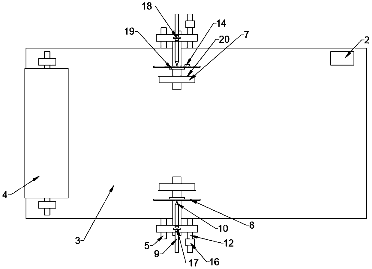 PVC plate laminated film edge cutting device