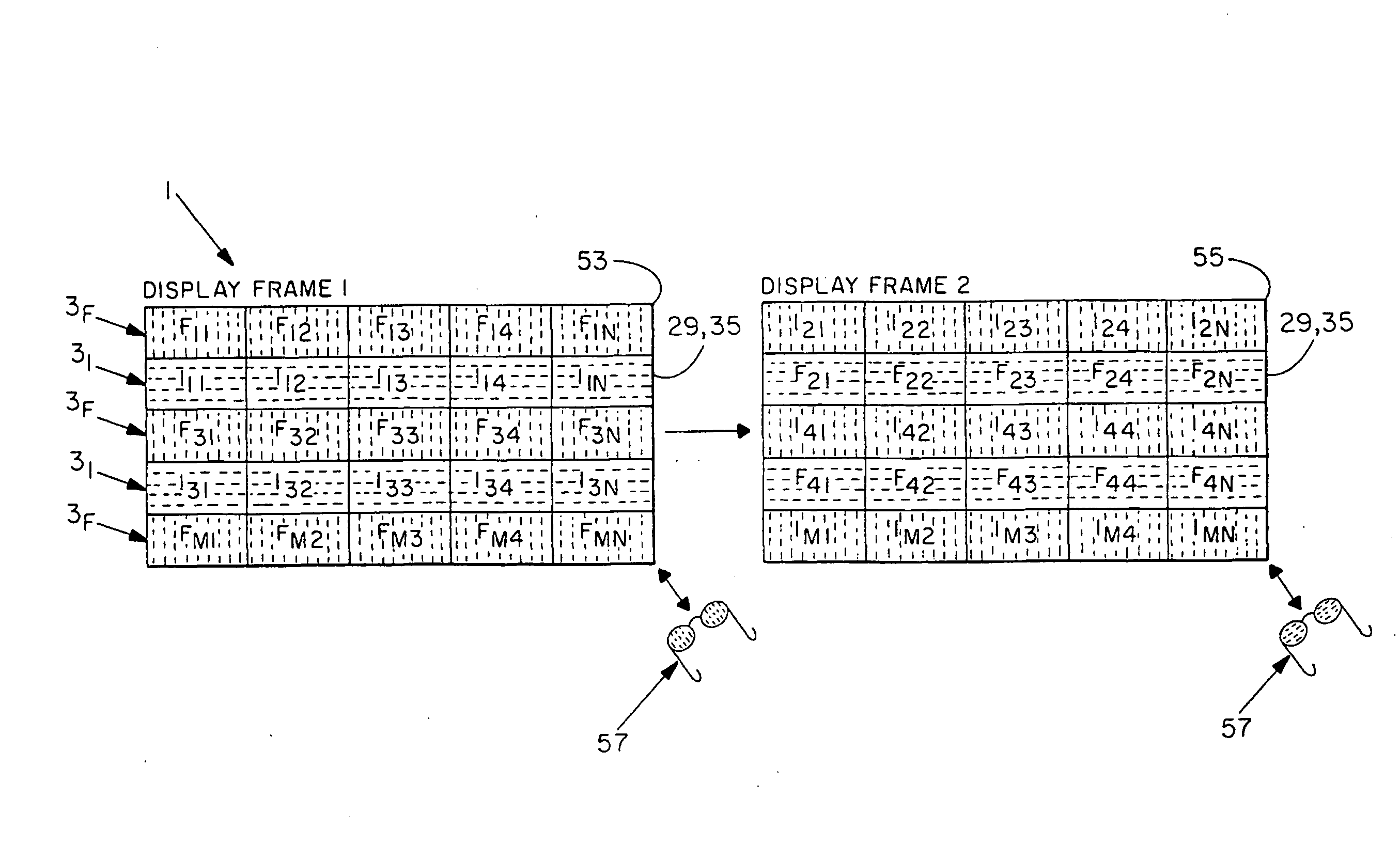 Confidential Viewing System Utilizing Spatial Multiplexing