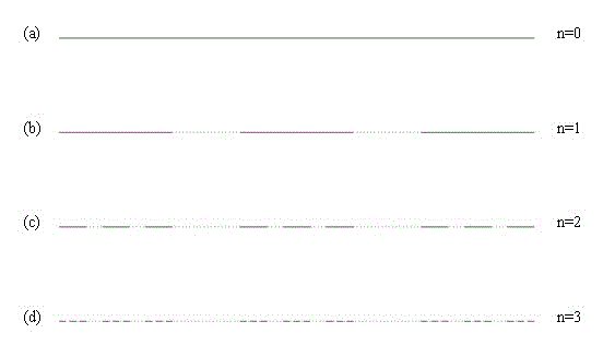 Heat exchanger of Cantor set fractal structure type