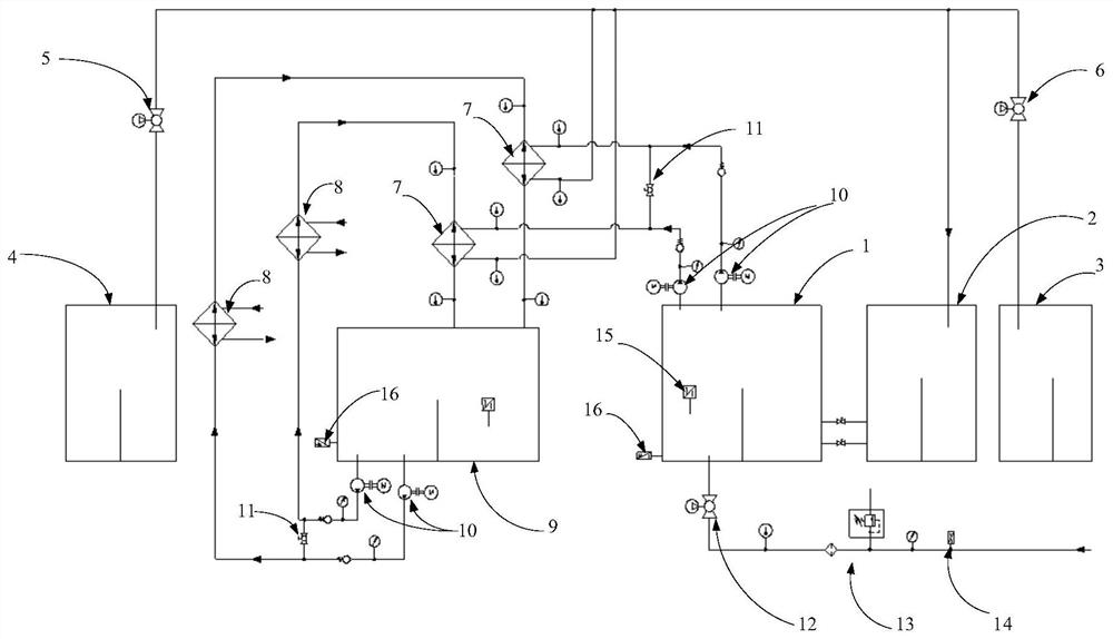 A kind of hard rock tunnel boring machine water system