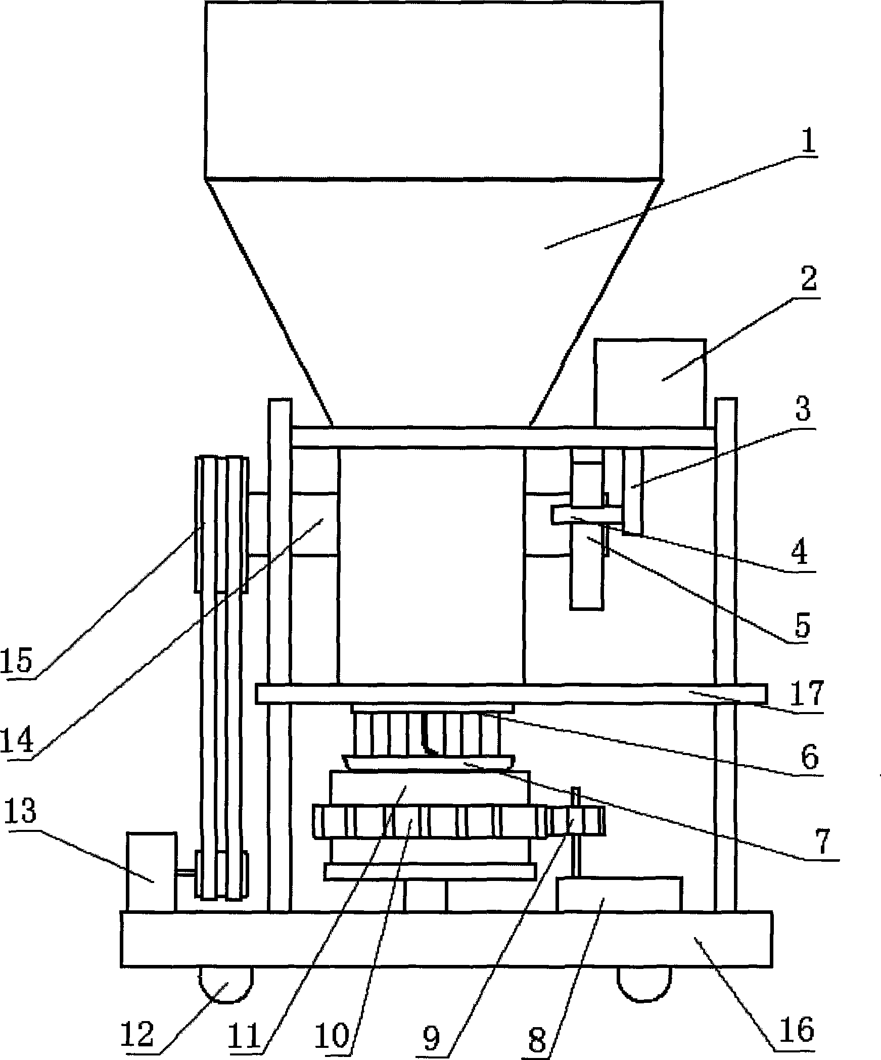 Crispy-rice rice-laying device