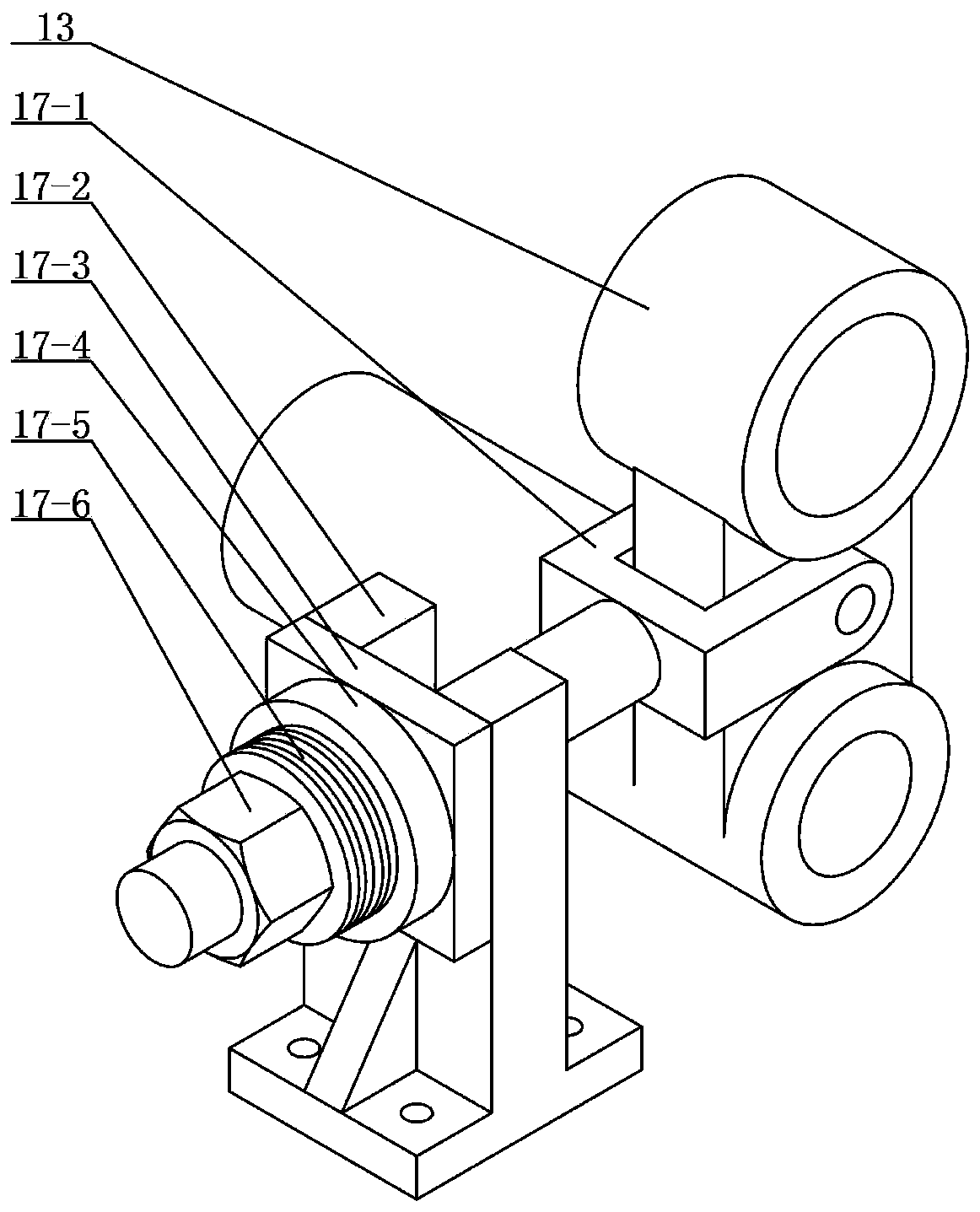 A material rolling, sieving and granulating device