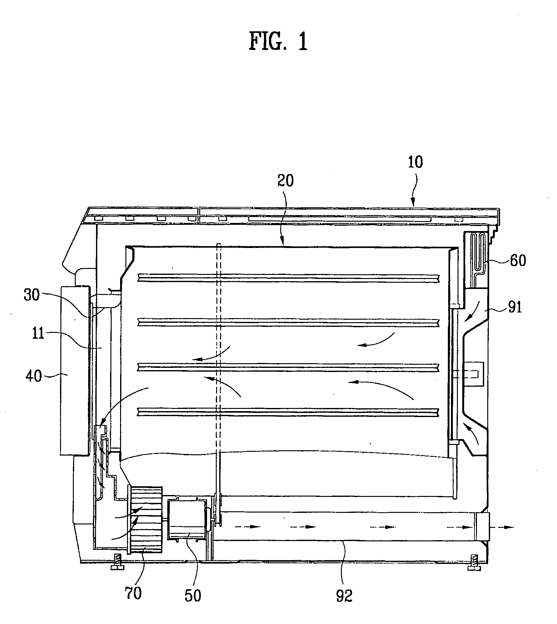 Combination dryer and method thereof