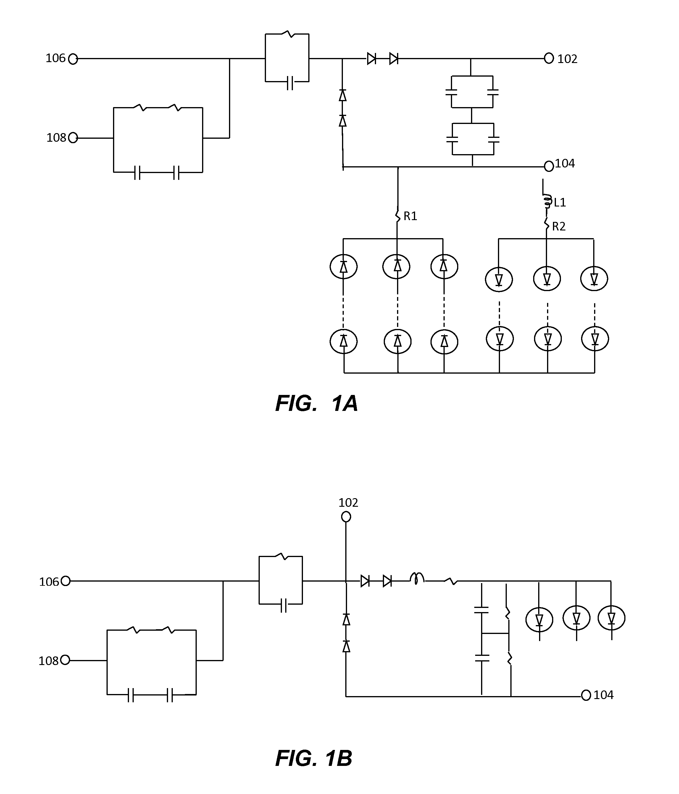 Ansi reference ballast compliance circuit for LED retrofit lamps