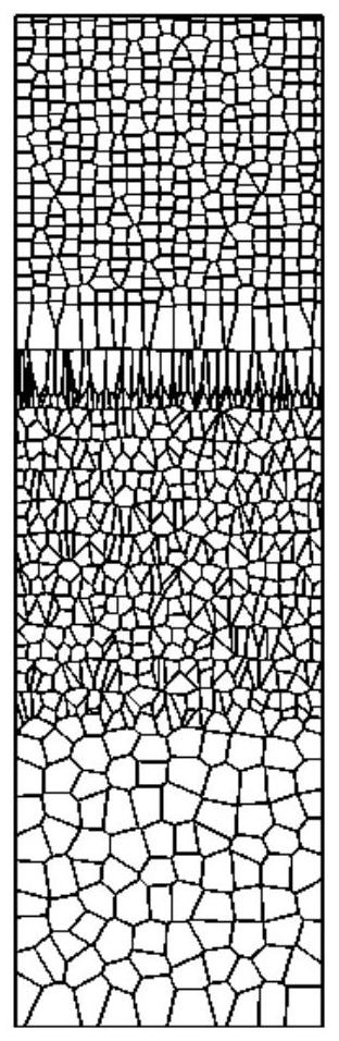 Finite element modeling method for ultrasonic detection of additive manufacturing microstructure