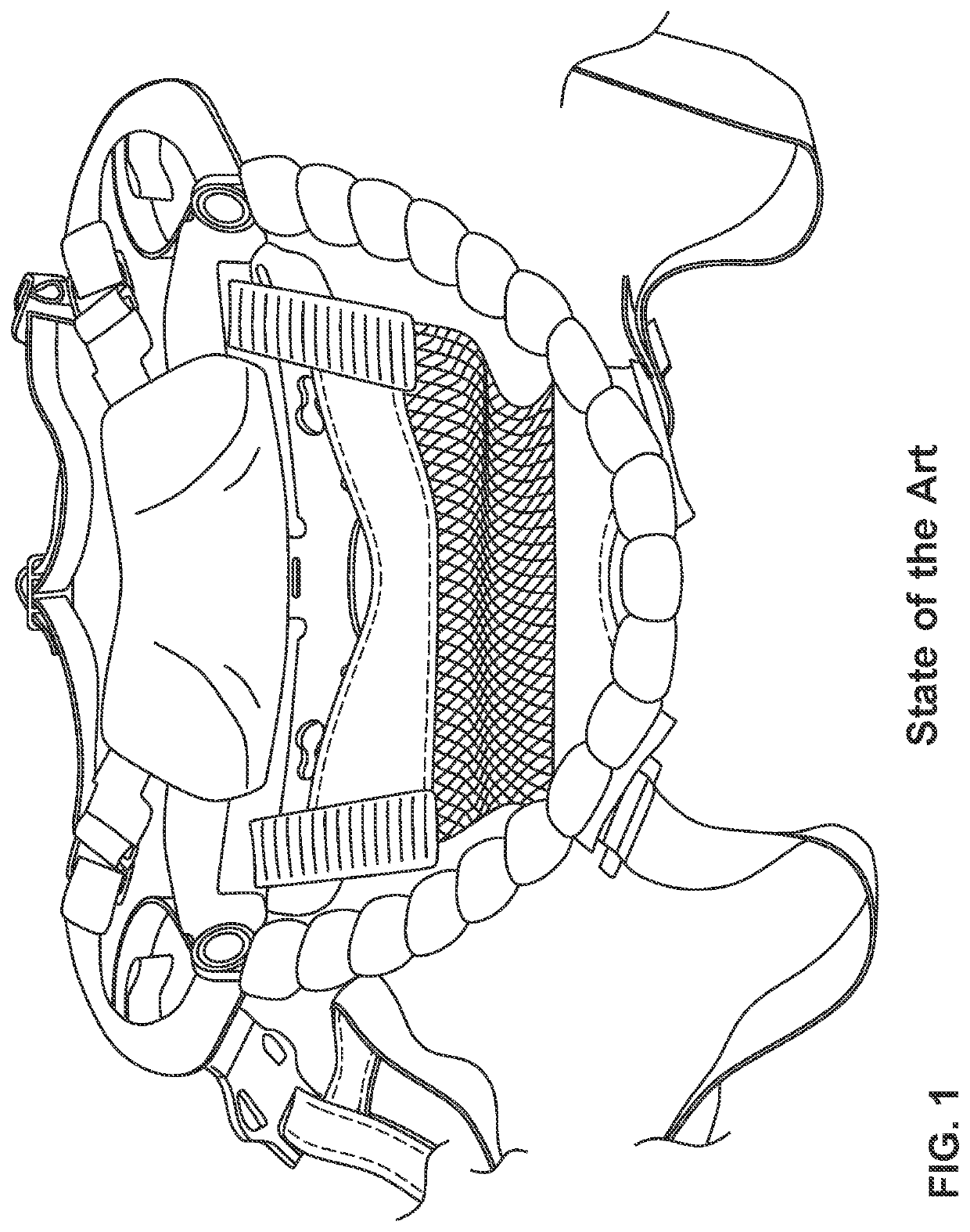 Safety helmet with mechanical coding for plug connections between the inner lining and the bearing structure