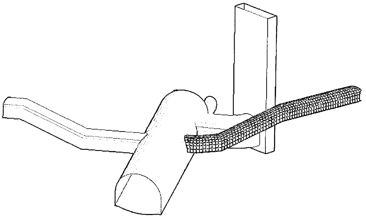 Monitoring and early warning method for full life of tunnel structure at variable cross section