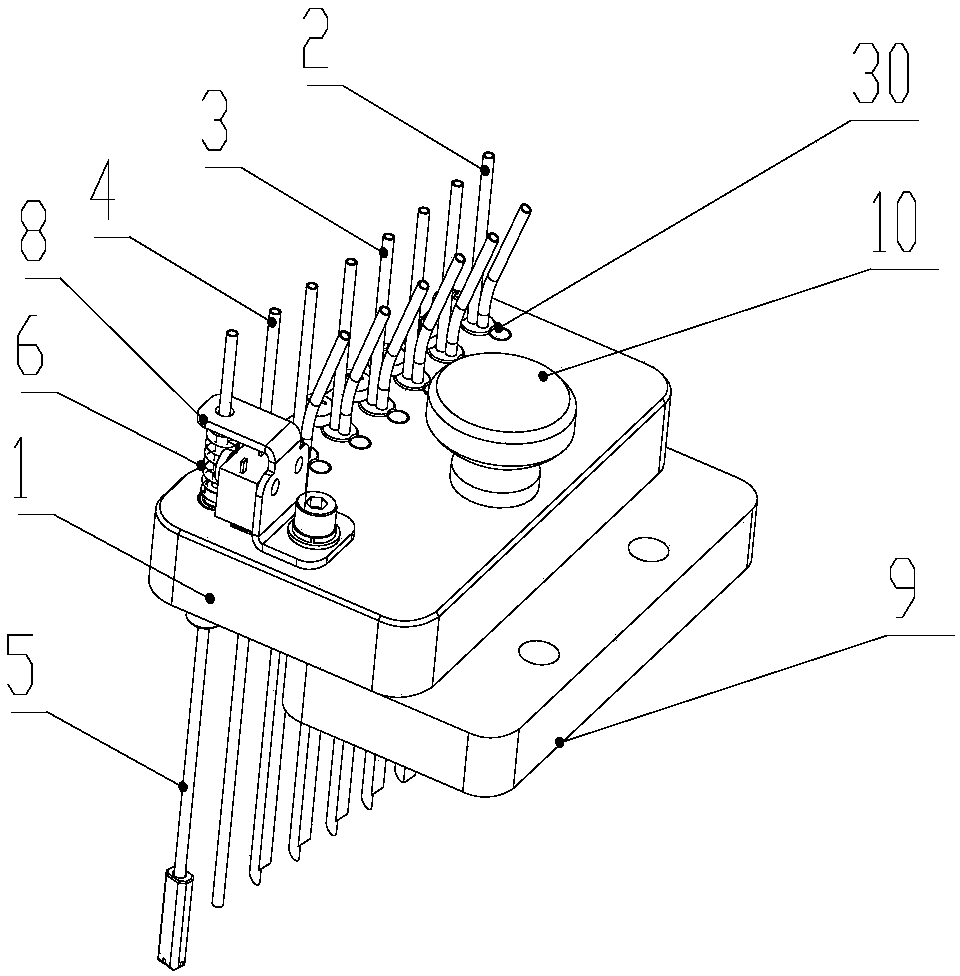 Anti-collision cleaning device of reaction cup