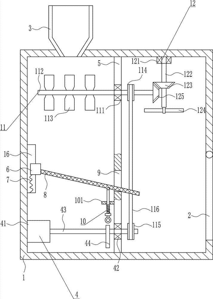 Efficient sand screening equipment having dustproof function for road and bridge construction