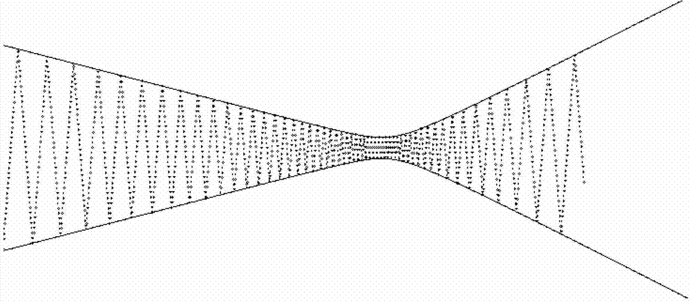 Method for automatically forwardly/reversely tapering fiber